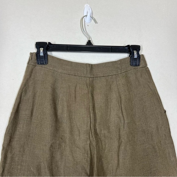 Vetta 100% Linen Wide Leg Pant Size 4 - Picture 5 of 9